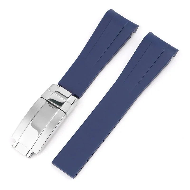 042330d44d6625f0bff754912d996188939c5630 Rolex – Submariner – Rubber Strap – Blue - Image 1