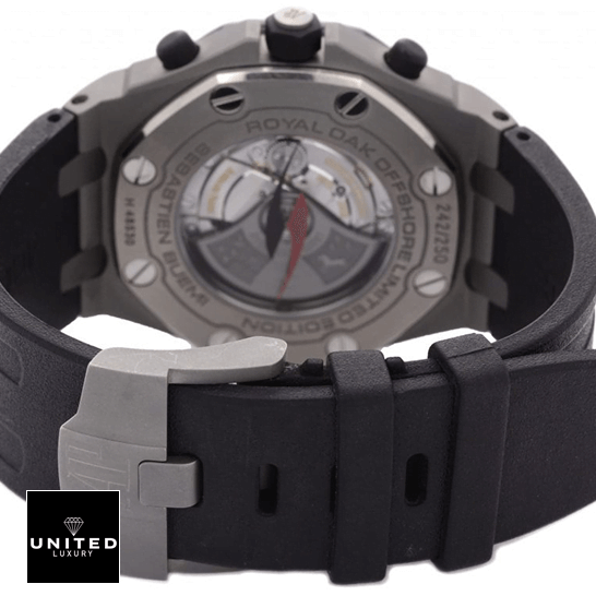 Audemars Piguet Royal Oak Offshore 26207IO.OO.A002CA.01 Audemars Piguet Royal Oak Black Rubber Bracelet Replica steel closed clasp