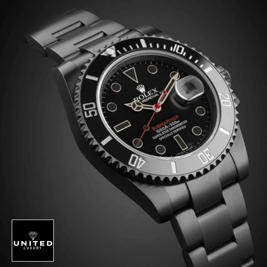 Rolex Submariner Date 116610N Rolex Submariner Blaken Single Red Replica oyster bracelet