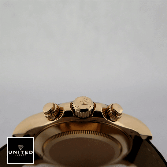 Rolex Cosmograph Daytona 116515LN-0003 Rolex Cosmograph Daytona 116515LN-0003 Replica Yellow Gold Crown Pusher