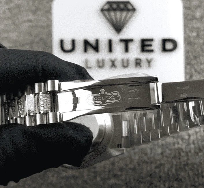 Rolex Datejust 116623 Rolex datejust 41 diamond bracelet stainless steel clasp