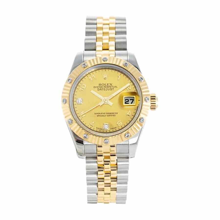 0fef916be5a046b3a5c793e99613a2fd7b334262 Rolex Datejust 179313 “Yellow Gold Dial” Premium Copy 1:1 - Image 1