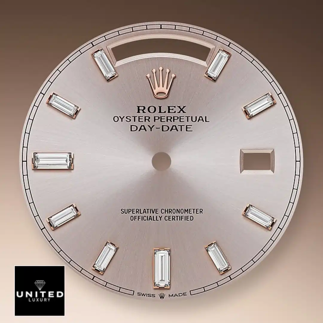 Rolex Day-Date 128345PDP Rolex Day-Date Everose Gold Diamond Dial 128345PDP Replica