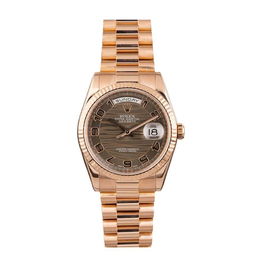 1dbc03d6ae5edb6ac040758350cb8293b2ed7604 Rolex Day-Date 218235-0035 “Wave” Perfect Clone Quality - Image 1