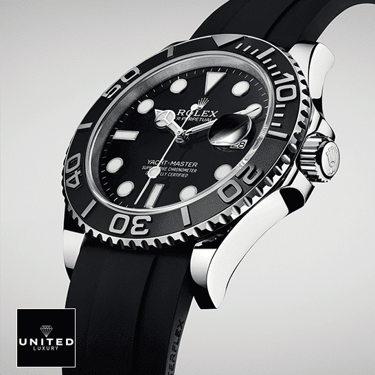 Rolex Yacht-Master 226659 Rolex Yacht-Master 226659 Black Rubber Stainless Steel Case Replica