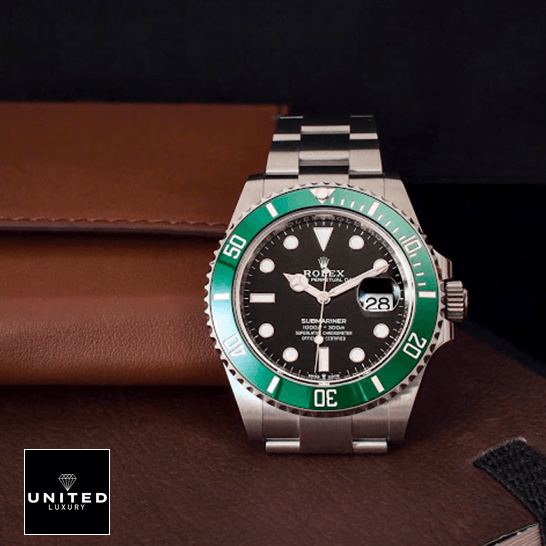 Rolex Submariner 126610LV Rolex Submariner 126610LV Black Dial Replica leather table top