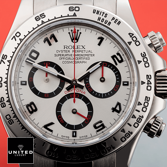 Rolex Cosmograph Daytona 116509 Rolex Daytona 116509 White Gold Silver Dial Replica