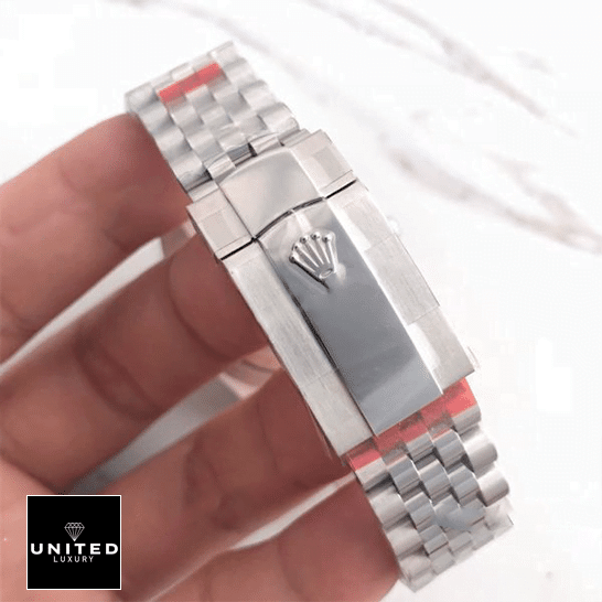 Rolex Datejust 126300 Rolex Datejust II Perpetual 126300-0014 Jubilee Bracelet Fold Clasp on the Rolex Logo Replica