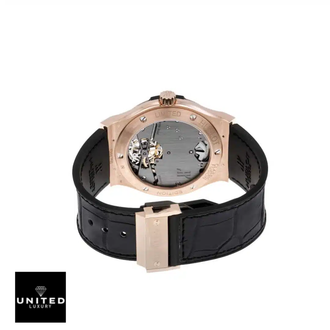 Hublot Big Bang Tourbillon 505.OX.2610.LR Hublot Classic Fusion Tourbillon 505.OX.2610.LR Black Leather Bracelet Replica