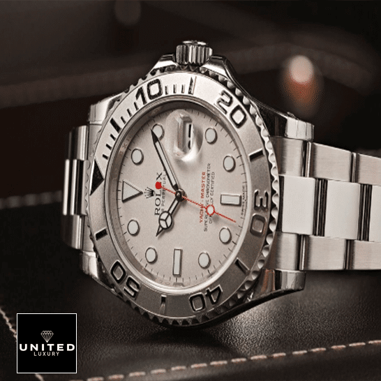 Rolex Yacht-Master 126621 Rolex Yacht Master Platinum Dial Steel 116622PLSO Replica side view