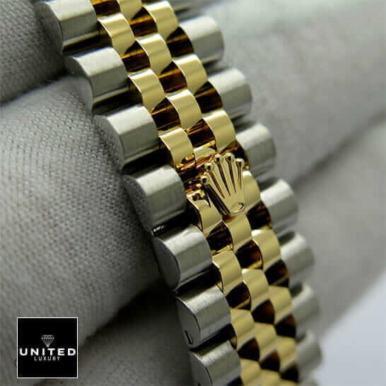Rolex Datejust 278273 Rolex 278273 Steel Gold Jubilee Bracelet Replica bracelet on the rolex logo