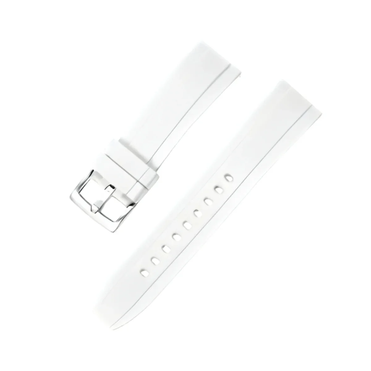 3907b41ff33d8f36ef3aea6d03d67ba63be3f18f Breitling – Avenger – Rubber Strap – White - Image 1
