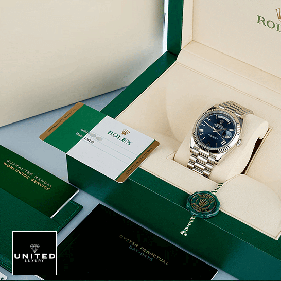 Rolex Day-Date 228239-0002 Rolex Day-Date 40 228239 Replica ın the Rolex Box & Guarantee Card