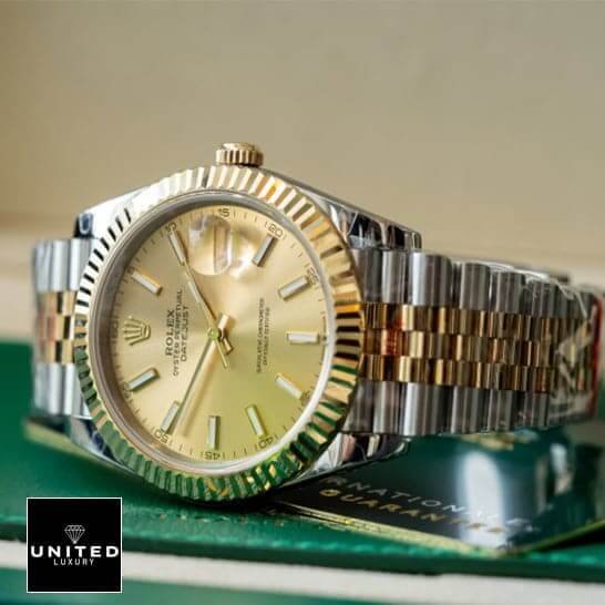Rolex Datejust 116233 Rolex Datejust 116233 Yellow Gold Fluted Bezel Replica