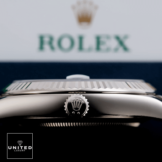 Rolex Day-Date 228239-0002 Rolex Day-Date 40 228239 Stainless Steel Case Replica Silver Crown Pusher