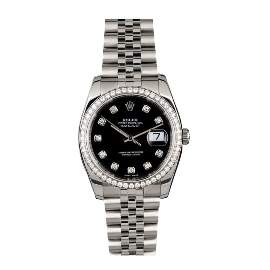 6431dd5fb95ada8dcb3e77a0baec2309c0e346fd Rolex Datejust 116234 “Black Dial” Premium Clone - Image 1