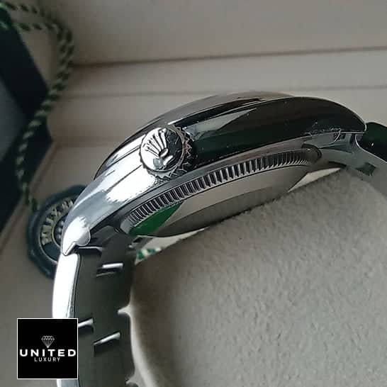 Rolex Datejust 277200 Oyster Perpetual Rolex Perpetual 31 277200 Stainless Steel Case Replica Right Side Steel Crown Pusher