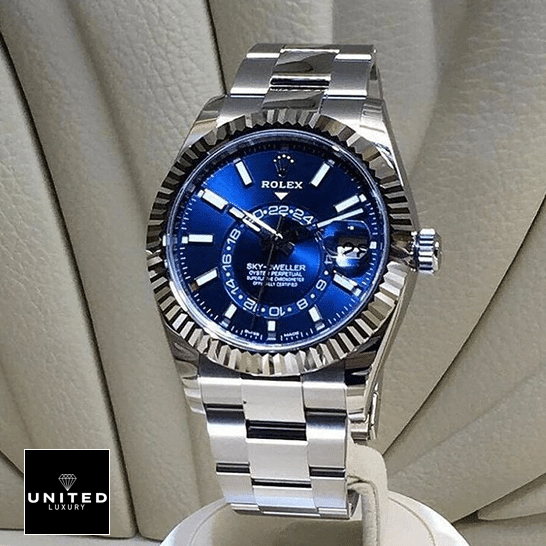 Rolex Sky-Dweller 326934-0003 Rolex Sky-Dweller Blue Dial Stainless Steel 326934-0003 Oyster Replica