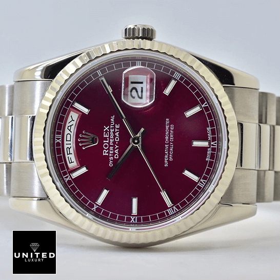 Rolex Day-Date 118239 Rolex Day-Date 36 White Gold 118239-0304 Replica