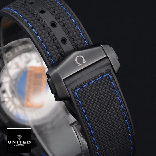 Omega Seamaster Planet Ocean Blue Ceramic Ref. 232.30.42.21.03.001 Ultra Clone 1:1 omega seamaster planet ocean ceramic 215 92 46 22 01 002 black dial replica back Omega 215_92_46_22_01_002 Black Bracelet Replica black background