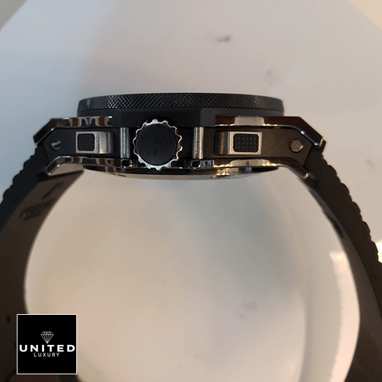 Hublot Big Bang 301.CX.130.RX Hublot Black Steel Case 301.cx_.130.rx Replica side view cornw / push button