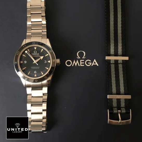 Omega Seamaster 233.32.41.21.01.001 Omega Seamaster Stainless Steel Black Dial Replica on the box