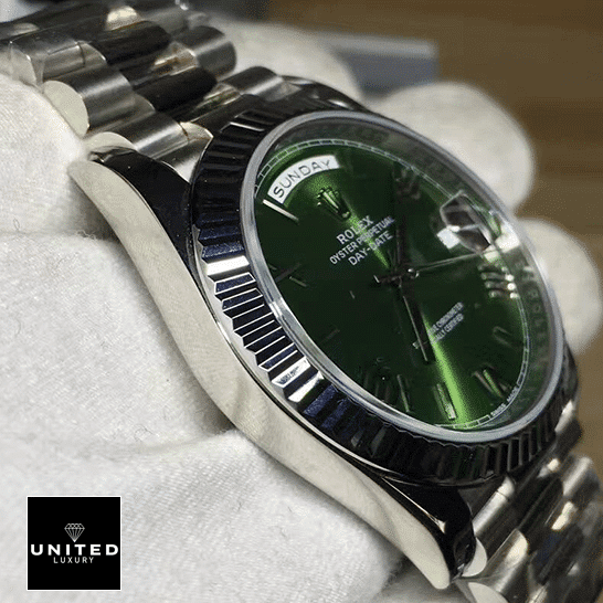 Rolex Day-Date 228239-0033 Rolex Day-Date Olive Green 228239 Stainlees Steel Case Replica
