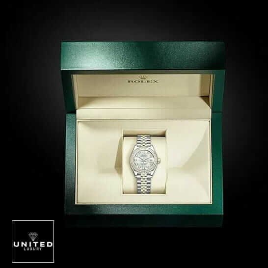 Rolex Lady-Datejust 279383RBR Diamond Bezel Ultra Clone 1:1 rolex 279383rbr replica3 Rolex Datejust 279383RBR Replica rolex in a box