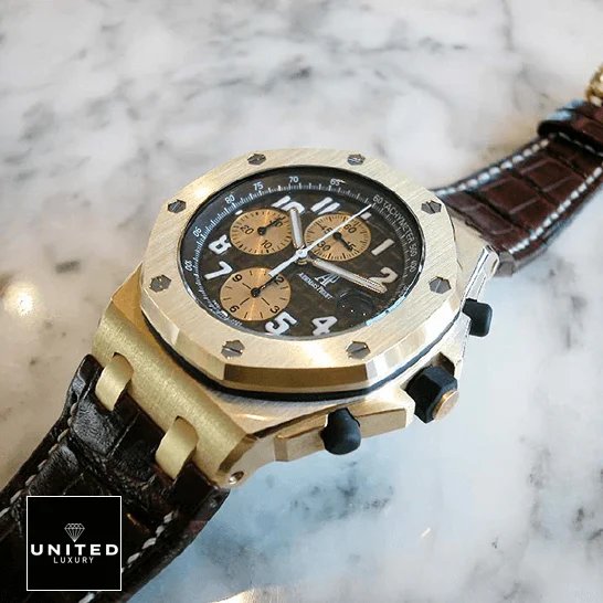 Audemars Piguet Royal Oak Offshore 26007BA.OO.D088CR.01 Audemars Piguet Royal Oak Brown Dial Replica crown / push button