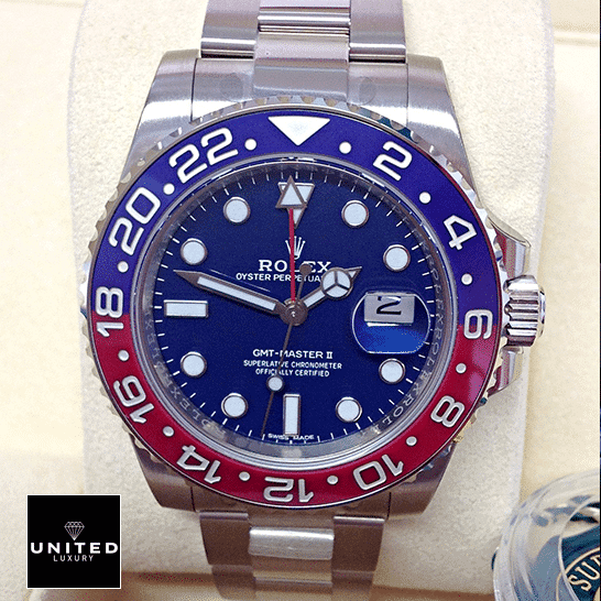 Rolex GMT-Master II 116719BLRO Rolex GMT-Master II Blue Dial & Red/Blue Ceramic Bezel 116719BLRO Oyster Replica
