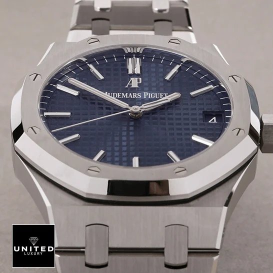 Audemars Piguet Royal Oak 15500ST Audemars Piguet 15500ST.OO_.1220ST.01 Blue Dial Replica front view