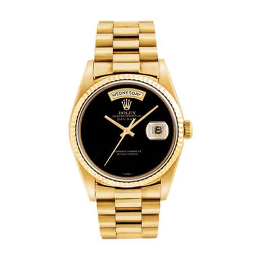 8f27a691055e0336dce56c20e7d67f030f9d4bed Rolex Day-Date 18038 “Onyx Dial” Authentic Replica Edition - Image 1