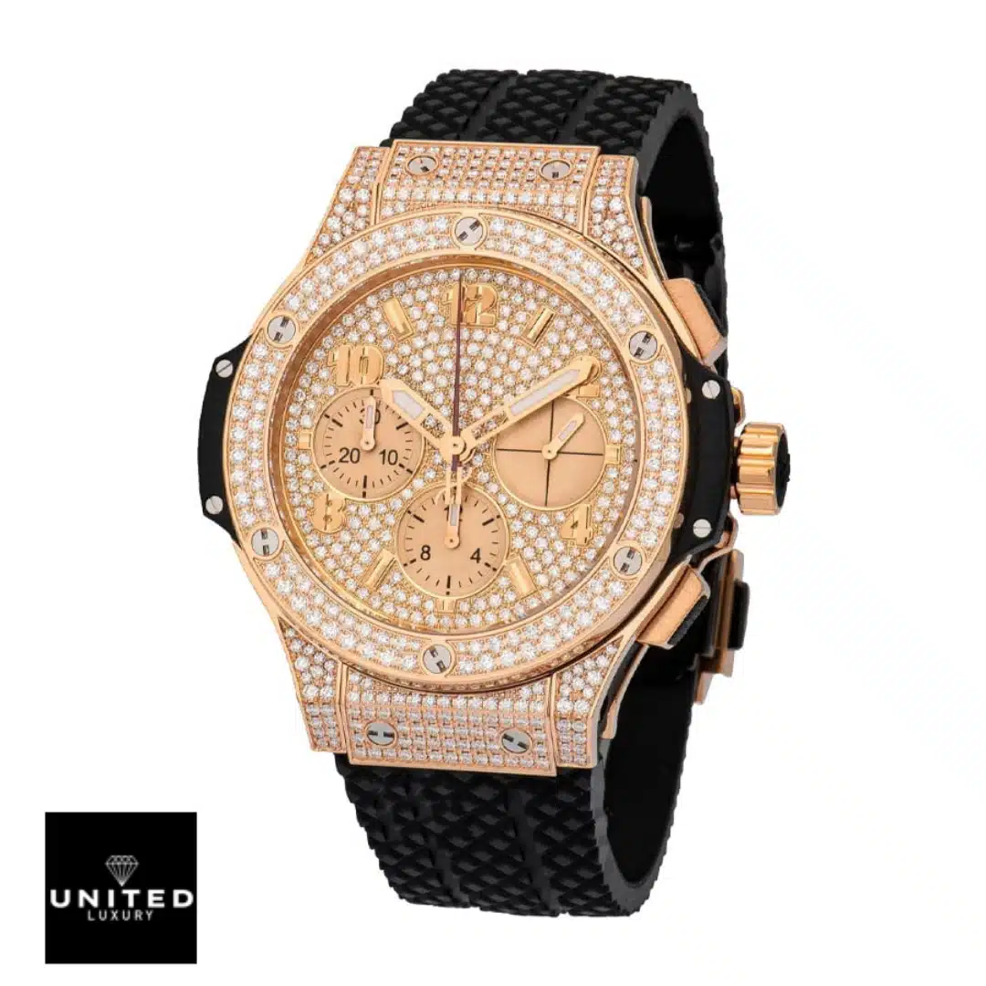 Hublot Big Bang Unico 342.SB.131.RX Hublot Big bang diamond replica with white background