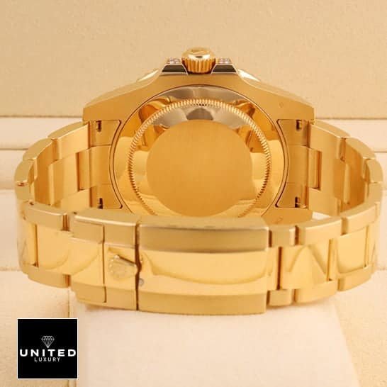 Rolex GMT-Master 116758SA Exclusive Clone Edition rolex gold diamond watch replica3 Rolex GMT-Master 116758SA Yellow Gold Case Replica