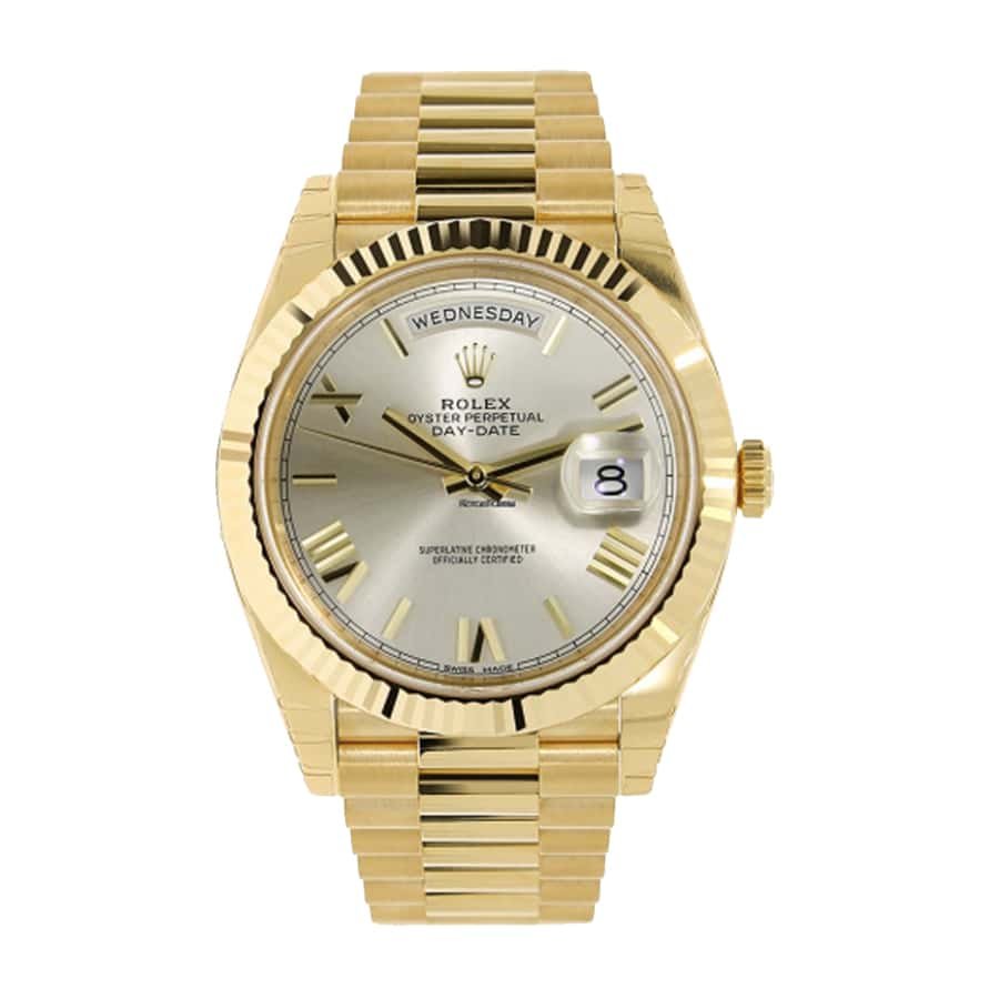 95e8684d258e633db36d7cc256831d80fc0a5169 Rolex Day-Date 228238-0042 “Gold Roman Dial” Ultimate Clone Quality - Image 1