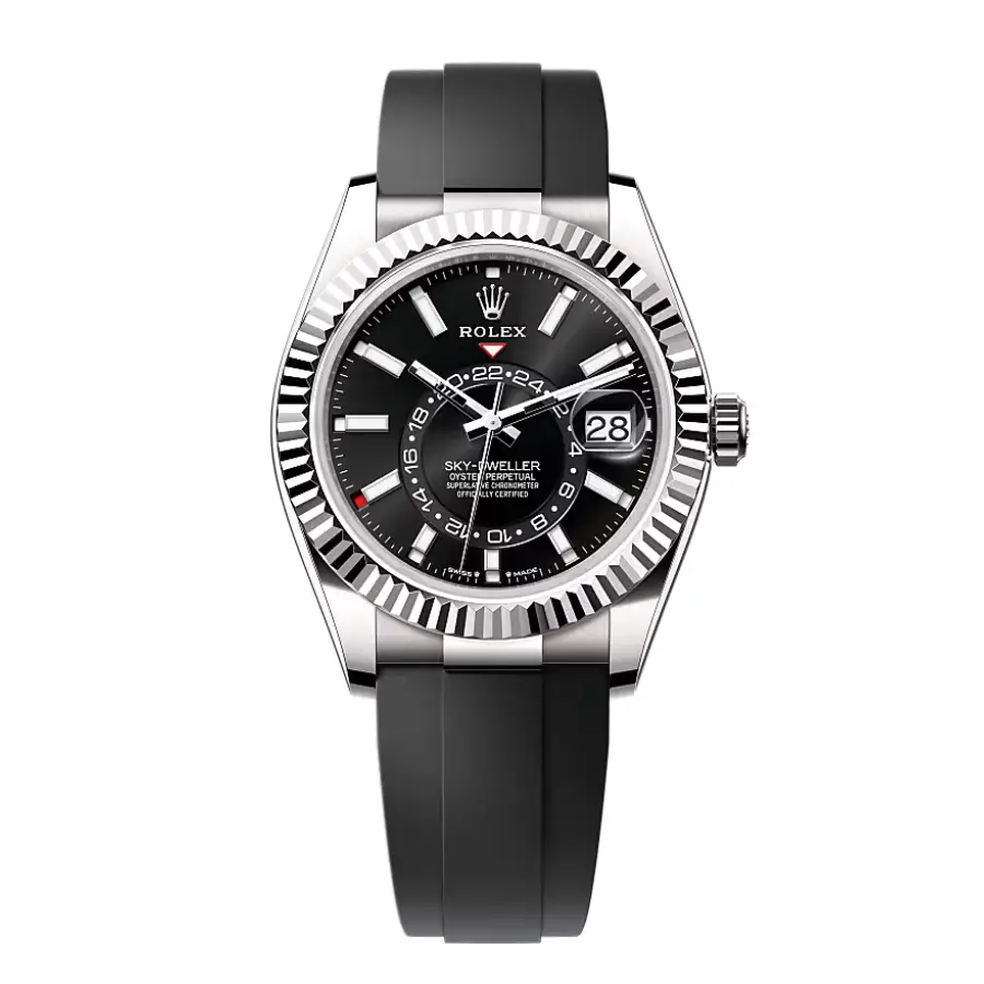 96097387000a4daa85eebfbfaf96342b919836b4 Rolex Sky-Dweller 336239 “Black Dial” First-Class Clone - Image 1