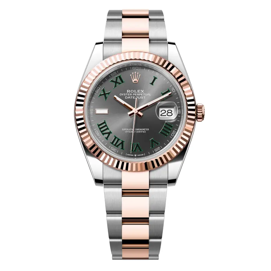 9a32f5895840100b5e1edad2dd4942057b1296b3 Rolex Datejust 126331 “Wimbledon Oyster” Precision Duplicate 1:1 - Image 1