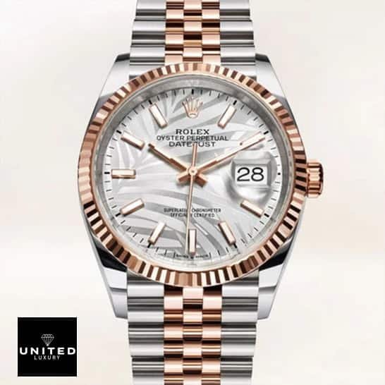 Rolex Datejust 126231 Rolex Datejust 36 126231-0033 Slate Color Dial Fluted Bezel Replica
