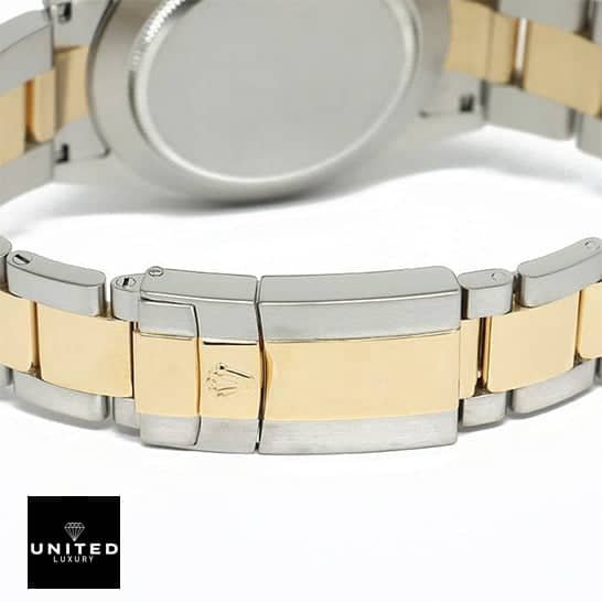 Rolex Daytona Two-Tone 116523 Rolex Daytona Two Tone Bracelet 116523 Replica Fold Clasp on the Rolex logo
