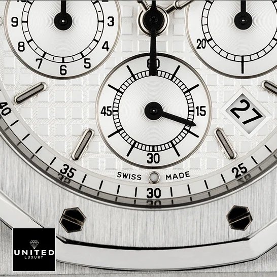 Audemars Piguet 25860ST.OO_.1110ST.05 White Dial Replica close view
