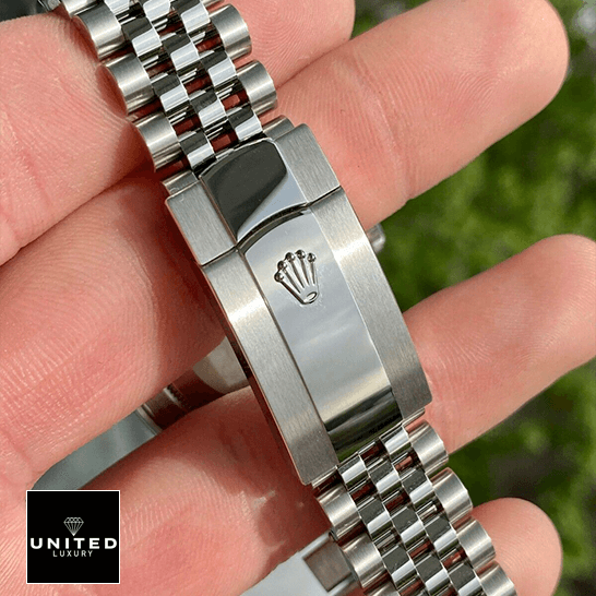 Rolex Datejust 126334 Rolex Datejust Stainless Steel Jubilee Bracelet Replica rolex logo on the buckle