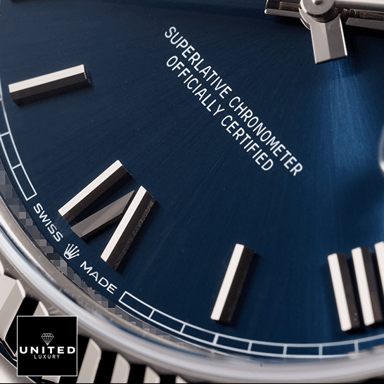 Rolex Day-Date 228239-0002 Rolex Day-Date 40 228239 Blue Dial Romen Numerial Replica