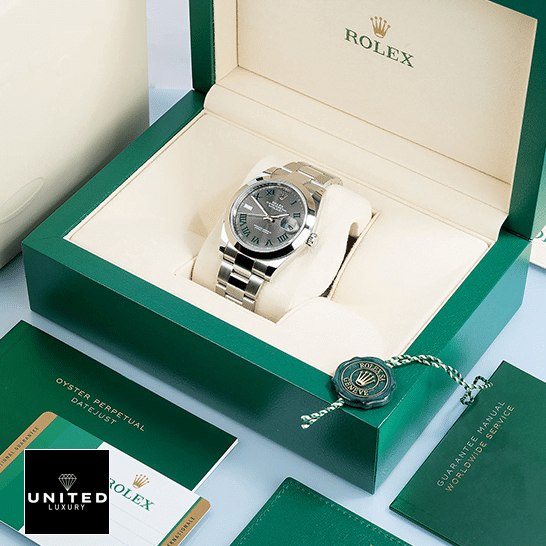 Rolex Datejust 126333 Rolex Datejust Wimbledon 126300-0013 Replica in the Rolex Box