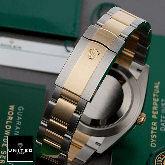 Rolex Datejust Grey Roman Dial 116333-0001 Mirror Clone Quality Rolex Datejust II Oyster Bracelet clap on the emblem