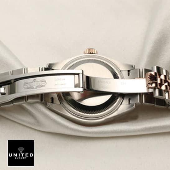 Rolex Lady-Datejust 279171 Everose Chocolate Dial Exclusive Clone Edition Rolex 279171 0021 Everose Replica Rolex 279171 Stainless Steel Case Replica white background