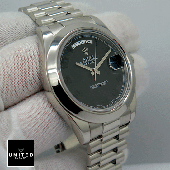 Rolex Day-Date 218206 Rolex Day Date II 218206 Replica Stainless Steel Jubilee Bracelet