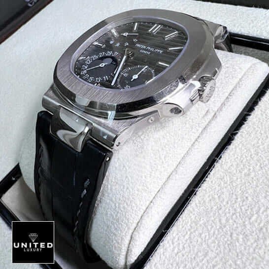 Patek Philippe Nautilus 5712/1A-001 Patek Philippe Nautilus Moon Phase Steel Case Replica in the box