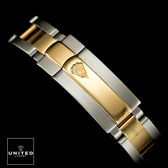 Rolex Datejust 179173 Rolex Datejust 179173 Stainless Steel Two Tone Bracelet Fold Clasp on the Rolex Logo Replica