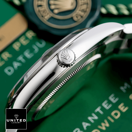 Rolex Datejust 126333 Rolex Datejust Wimbledon 126300-0013 Stainless Steel Case Replica Silver Crown Pusher