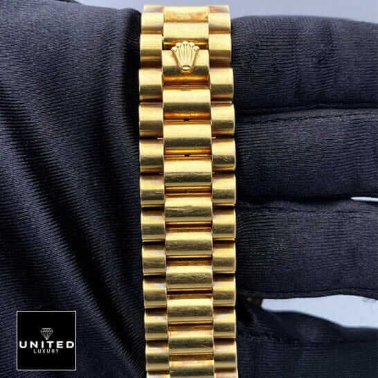 Rolex Datejust Rolex Day-Date 40 228239 on the Rolex logo Gold Oyster Bracelet Replica